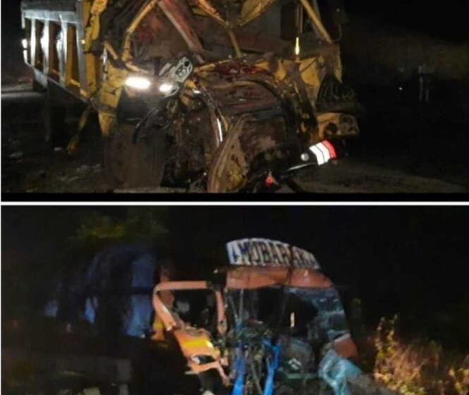  डंपर – आयशर टेम्पोच्या अपघातात एक ठार, एक गंभीर