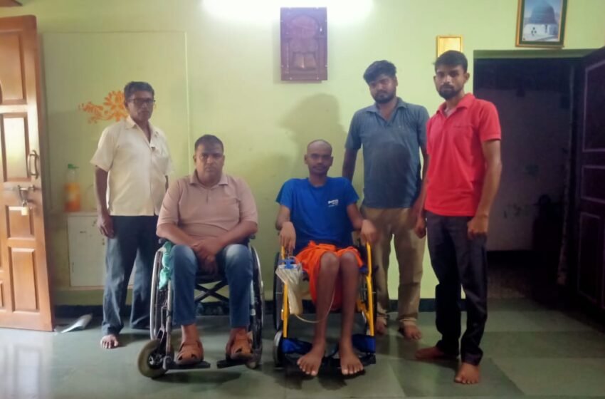 भांबेडच्या पॅराप्लेजिक वरुण गोसावी याला आरएचपी फाउंडेशनचा मदतीचा हात