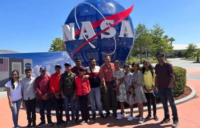  जिप शाळेतील विद्यार्थ्यांची ‘नासा’ला भेट