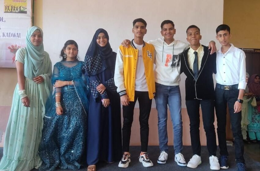 एज्युकेशन सोसायटी कडवई संचलित द कडवई इंग्लिश स्कूल या विद्यालयाचा ssc निकाल १००% !