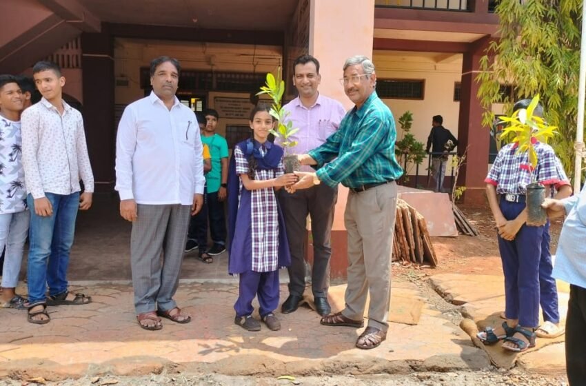 एज्यूकेशन सोसायटीने कडवई वृक्ष वाटपाची प्रथा ठेवली अबाधित.