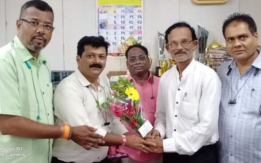 नवनिर्वाचित अध्यक्ष नागेश बेर्डे यांची संपर्क युनिक फाउंडेशनच्या पदाधिकाऱ्यांनी घेतली भेट