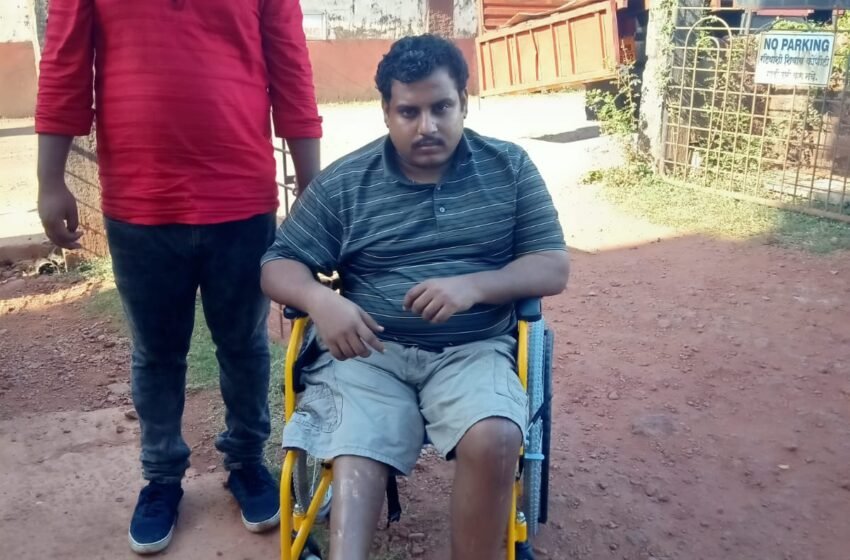 वेरळ, खेडमधील आथ्रायटीस व्याधीग्रस्ताला व्हिलचेअर प्रदान