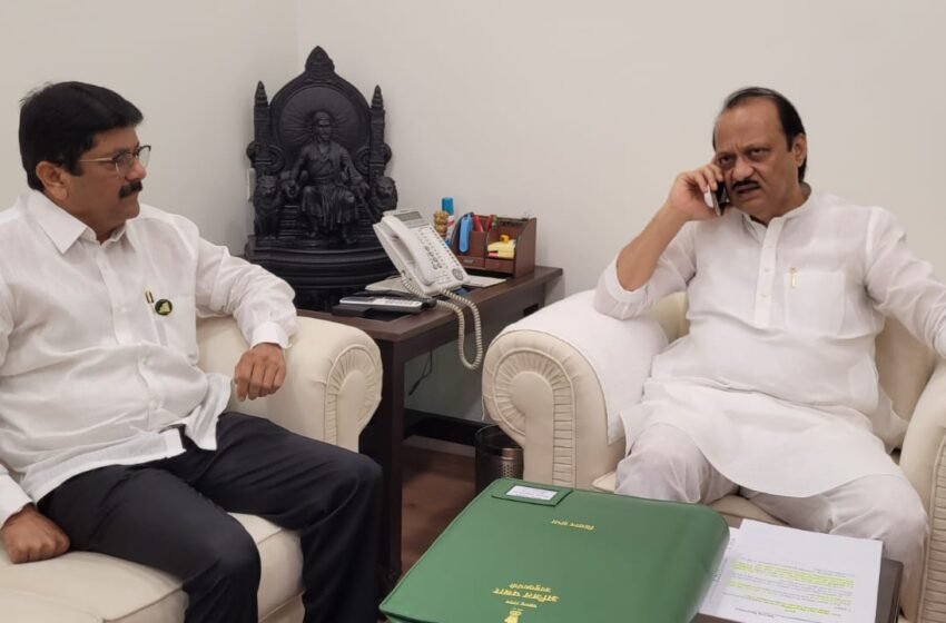  चिपळूण परिसर वाशिष्ठी नदीच्या पूरस्थितीचाउपमुख्यमंत्री अजित पवार यांनी घेतला आढावा