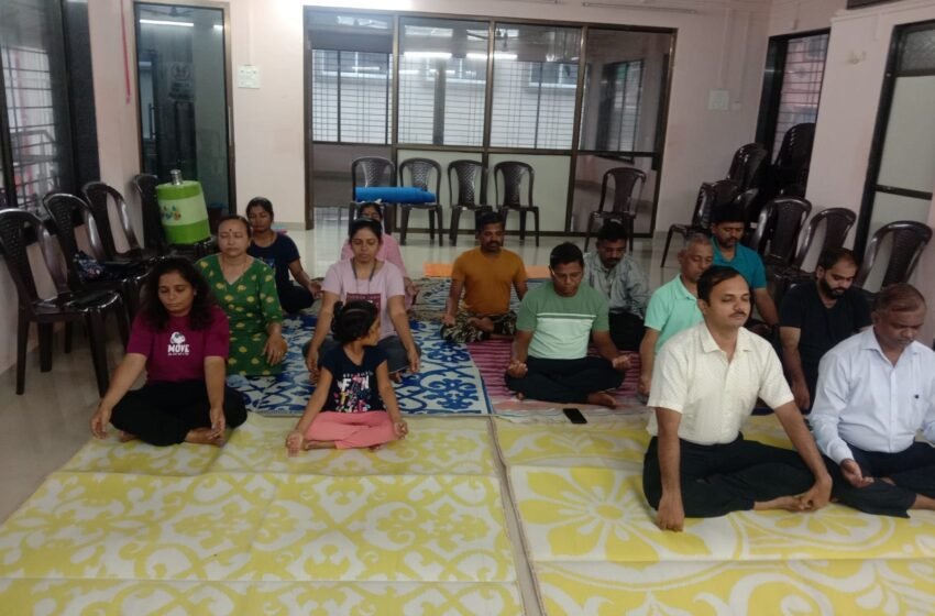 प्राणायाम, आरोग्य शिबिराला उद्योजकांचा उत्तम प्रतिसाद