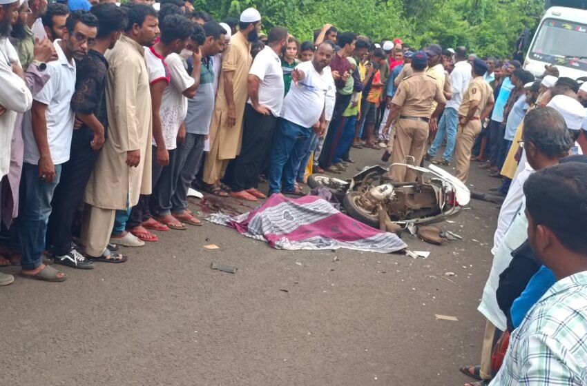 रत्नागिरी परटवणेत ट्रकची दुचाकीला धडक; एक जण ठार