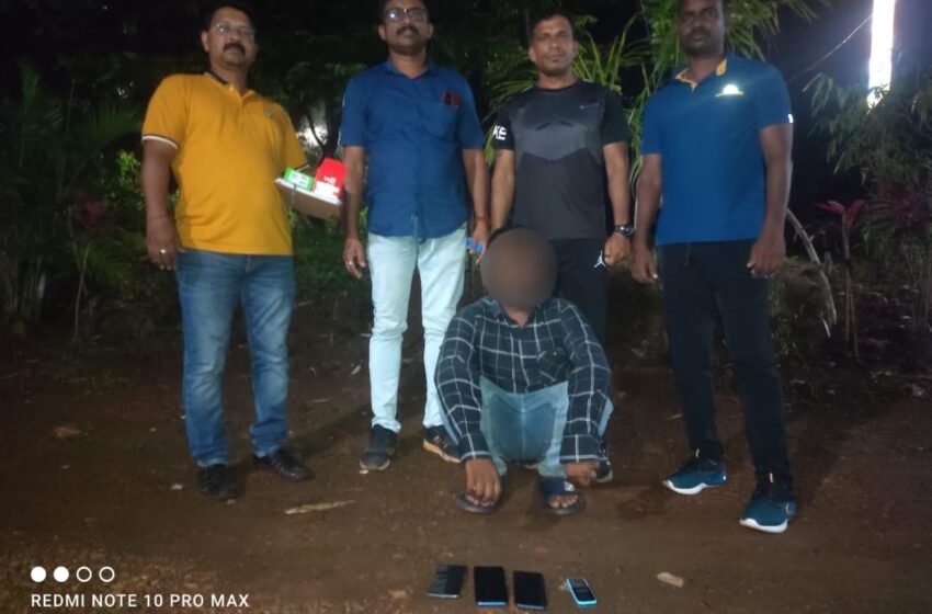 रेल्वे प्रवाशांना लुटणाऱ्याला अट्टल चोरट्यास गोव्यातून अटक