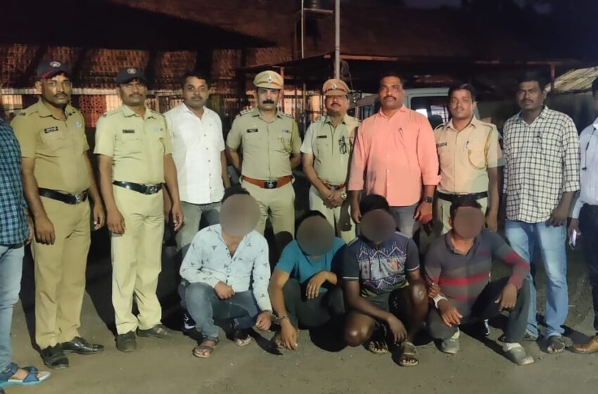 वन्यप्राण्यांच्या शिकारीसाठी आलेल्यातिघांना बंदुकीसह संगमेश्वरात घेतले ताब्यात