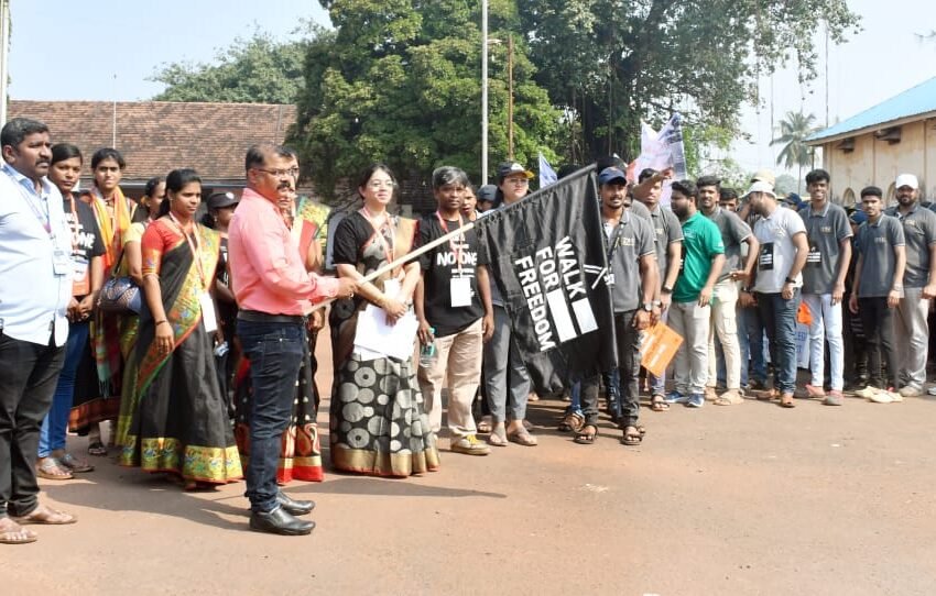रत्नागिरीत झाले जागतिक ‘वॉक फॉर फ्रीडम’