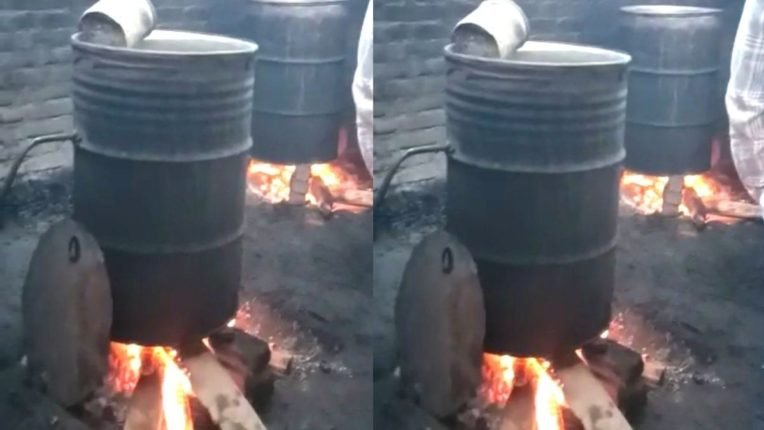 मिरजोळे -नाखरेकरवाडीत विनापरवाना हातभट्टी दारू अड्डा उध्वस्त