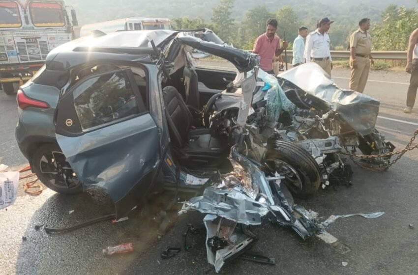 रिळ गावचे सरपंच मिलिंद वैद्य यांचा अपघाती मृत्यू