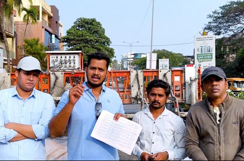 रत्नागिरीतील रस्ते कॉंक्रीटीकरण व कंत्राटावरून मनसेने ओढले ताशेरे