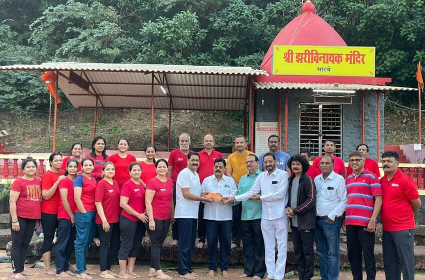 निरामय योगातर्फे श्रीराम मंदिर समितीला 51 हजार रूपयांची देणगी