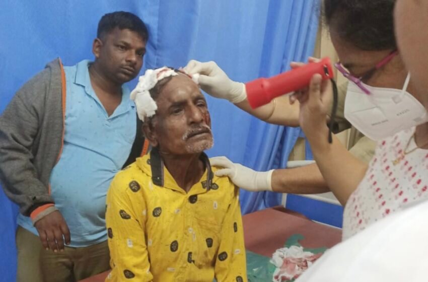 खानू येथे बिबट्याच्या हल्ल्यात वृद्ध गंभीर जखमी
