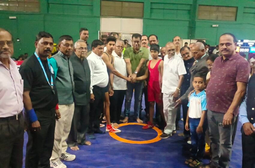 रत्नागिरीत भैया सामंतांच्या हस्ते राज्यस्तरीय कुस्ती स्पर्धेचे उद्घाटन