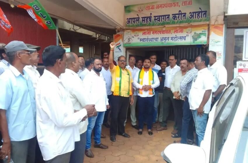 डम्पिंग ग्राउंड प्रकल्प रद्द करण्यासाठी लांजा नपवर मोर्चा