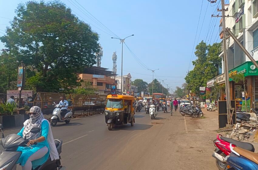 मारुती मंदिर ते जेलनाका आज एकदिशा मार्ग सर्व वाहनांना प्रवेश बंद