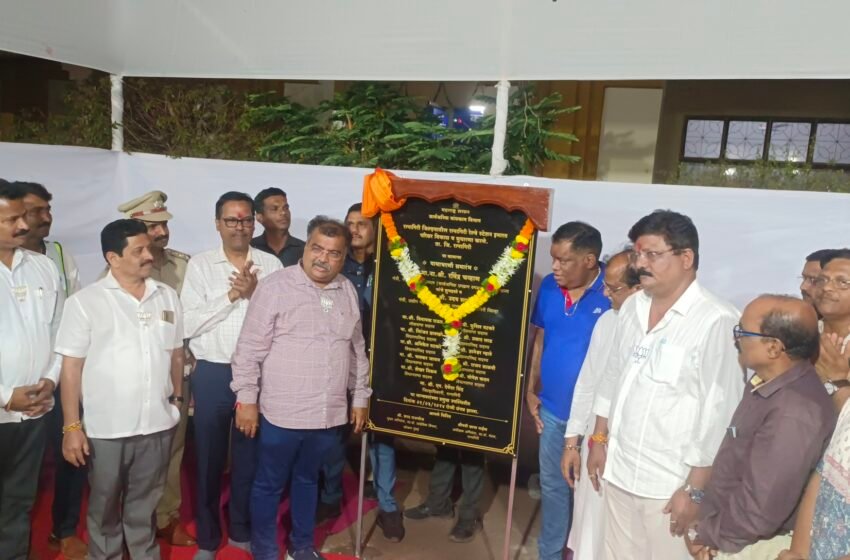 रत्नागिरी रेल्वे स्टेशन परिसर सुशोभिकरणाची पायाभरणी