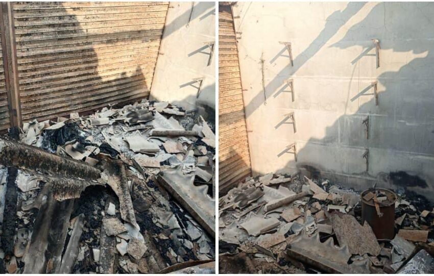 करंबेळे तर्फे देवळे येथे दुकानाला आग; पावणेचार लाखांचे नुकसान