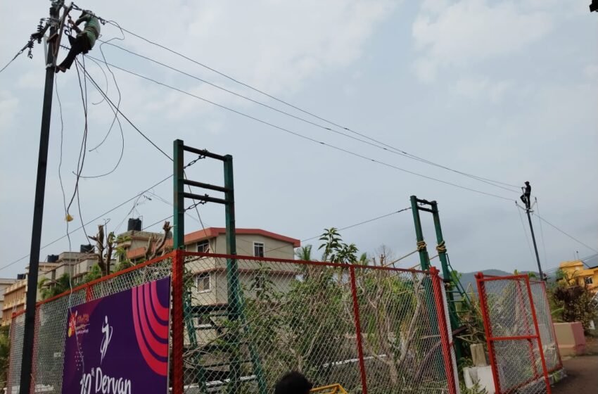 सावर्डे उपविभागात महावितरणने केला युद्धपातळीवर वीज पुरवठा सुरळीत