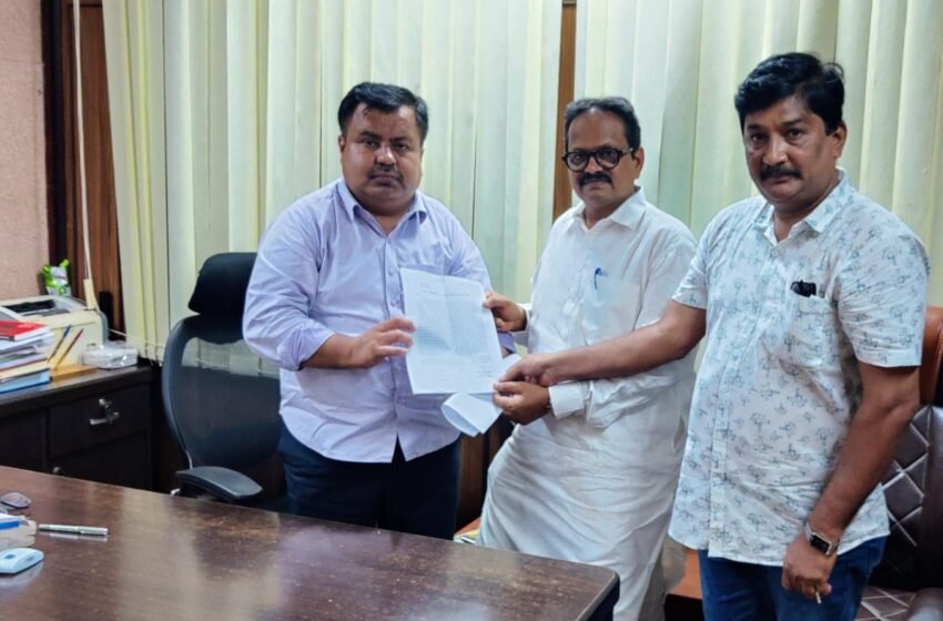 रत्नागिरी शहराला 24 तास पाणीपुरवठा करण्यासंदर्भात राष्ट्रवादीचे नगरपालिकेला निवेदन