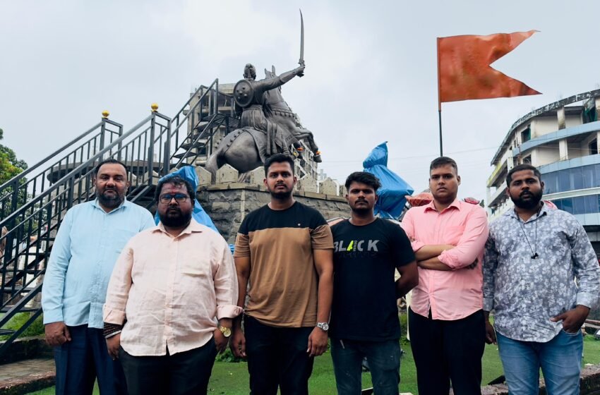शिवसृष्टीतील विटंबनेचा रत्नागिरी मनसेकडून निषेध