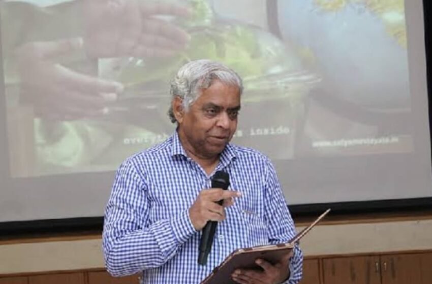 पद्मश्री डॉ. शरद काळे ७ ऑक्टोबर रोजी साधणार रत्नागिरीकरांशी संवाद
