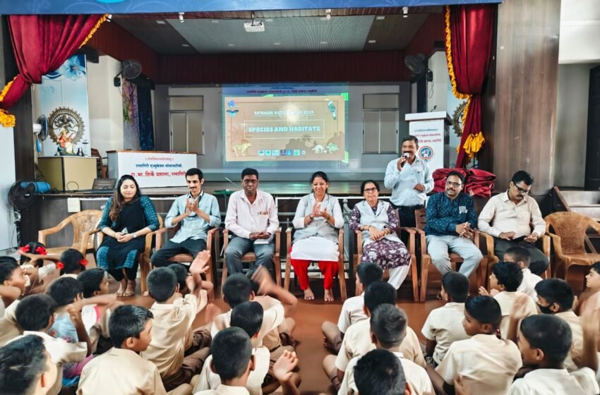 आपल्यासह इतर सजीवांचे संरक्षण गरजेचे : के.डी. कांबळे शिर्के प्रशालेत वन्यजीव सप्ताह साजरा