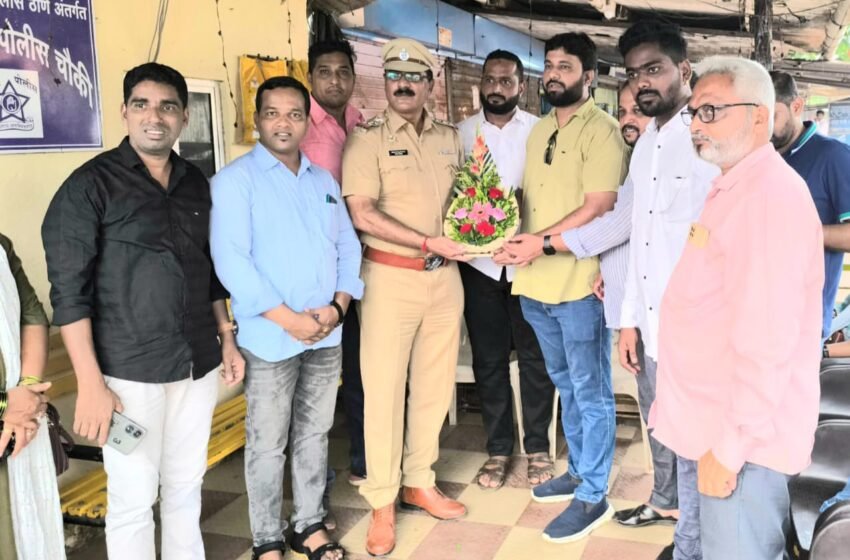  रत्नागिरी शहर पोलीस निरीक्षकांनी घेतली कोकणनगर येथे समन्वय बैठक