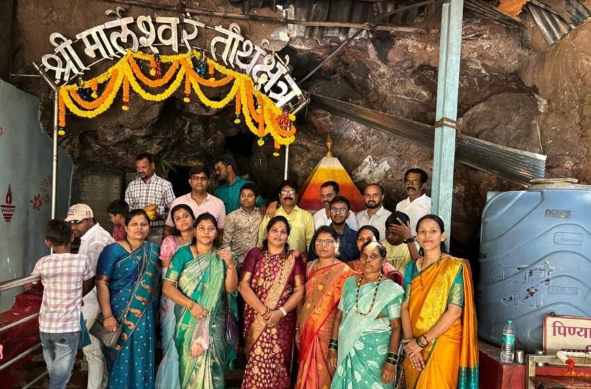 मार्लेश्वरचे दर्शन घेऊन गाव विकास समितीकडून चिपळूण-संगमेश्वर मध्ये प्रचाराला सुरुवात