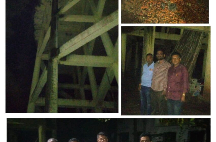 सहकार नगर येथील प्रभाग क्रमांक ५ व ६ ला पाणीपुरवठा करणाऱ्या नगरपरिषद पाण्याच्या टाकीला मोठी गळती