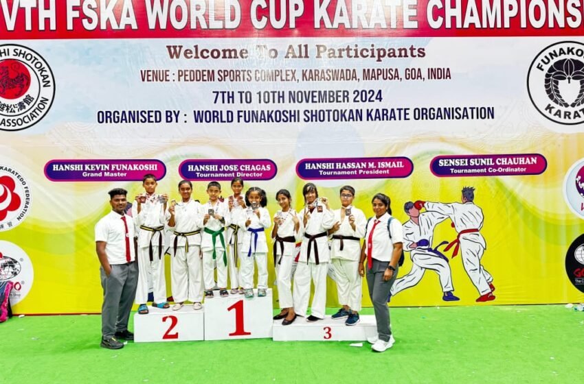 जागतिक कराटे स्पर्धेत रत्नागिरीतील एम.एम.ए. फिटनेस सेंटरचे विद्यार्थी चमकले