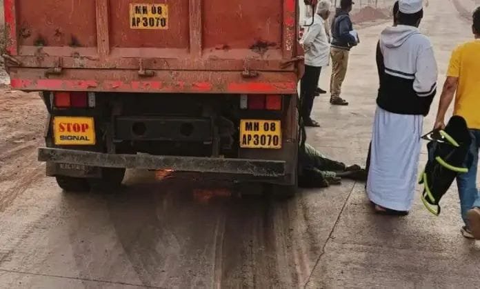 चंपक मैदान येथे अपघातात दुचाकीस्वाराचा जागीच मृत्यू