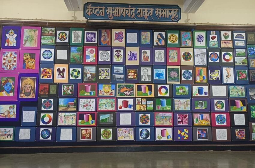 पटवर्धन हायस्कूलमध्ये आजपासून चित्र प्रदर्शन पाहाण्याची संधी, साडेसातशे कलाकृती