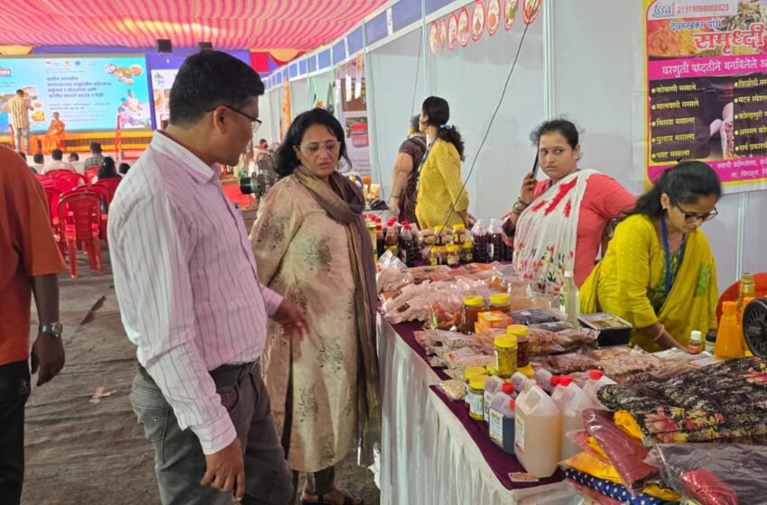 जिल्हास्तरीय मिनी सरस व विक्री प्रदर्शन