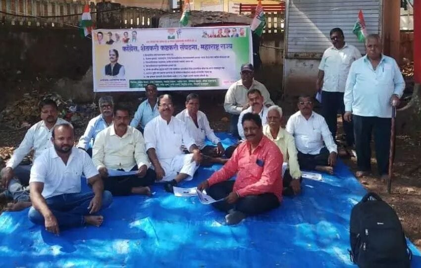 प्रकल्पबाधित, धरणग्रस्तांचे धरणे आंदोलन सुरू