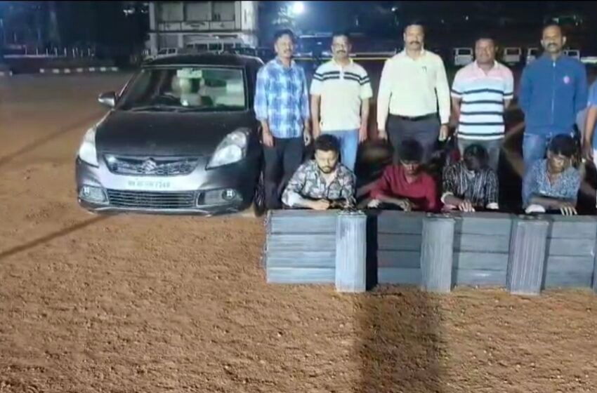 मोबाईल टॉवरच्या बॅटऱ्या चोरणारी टोळी जेरबंद