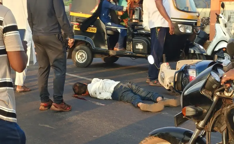 ट्रकच्या धडकेत दुचाकीस्वाराचा मृत्यू