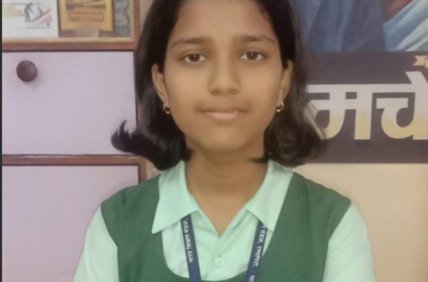  राष्ट्रभाषा परीक्षेत पटवर्धन हायस्कूलच्या खुशी कांबळेचा कोल्हापूर विभागात प्रथम क्रमांक