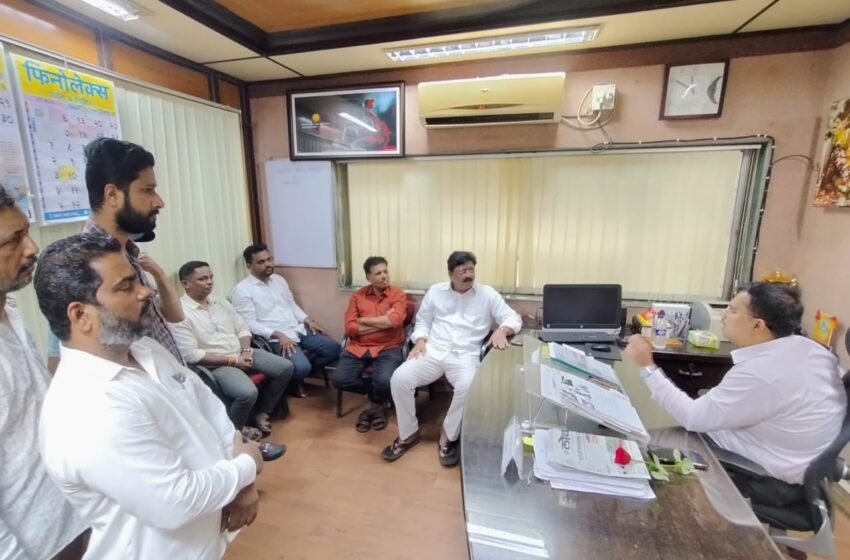  भाजपच्या पदाधिकाऱ्यांनी शहरातील समस्यांचा वाचला पाढा