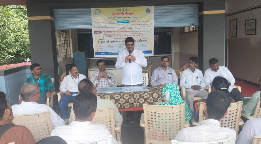 सिंधुरत्न समृद्धी योजनेतून चिपळूण तालुक्यातील लाभार्थ्यांना दुधाळ गायी-म्हशी व शेळी गट अनुदान धनादेश वाटप