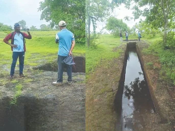  राजापूर धाउलवल्ली येथे आढळले तलावासह दोन मध्ययुगीन बारव