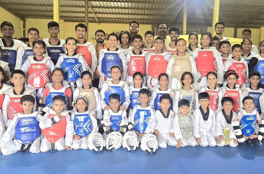  जिल्हास्तरीय अजिंक्यपद तायक्वांदो स्पर्धेसाठी एसआरके क्लबचा संघ जाहीर