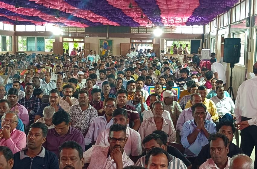  वाटद-खंडाळा येथे प्रबोधन सभेला उत्स्फूर्त प्रतिसाद; महिलांची लक्षणीय उपस्थिती