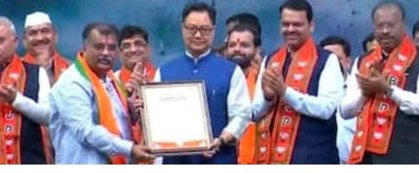 रविंद्र चव्हाण यांची भाजप महाराष्ट्र प्रदेशाध्यक्षपदी निवड