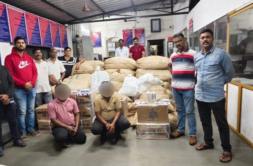  गुटख्याची अवैध वाहतूक करणाऱ्या दोघांना अटक; रत्नागिरी पोलिसांची मोठी कारवाई