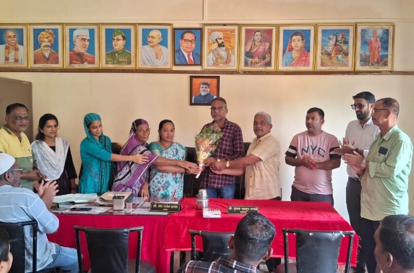  सैतवडे परिसरातील गुंबद तंटामुक्त अध्यक्षपदी दिलावर खान यांची एकमताने निवड