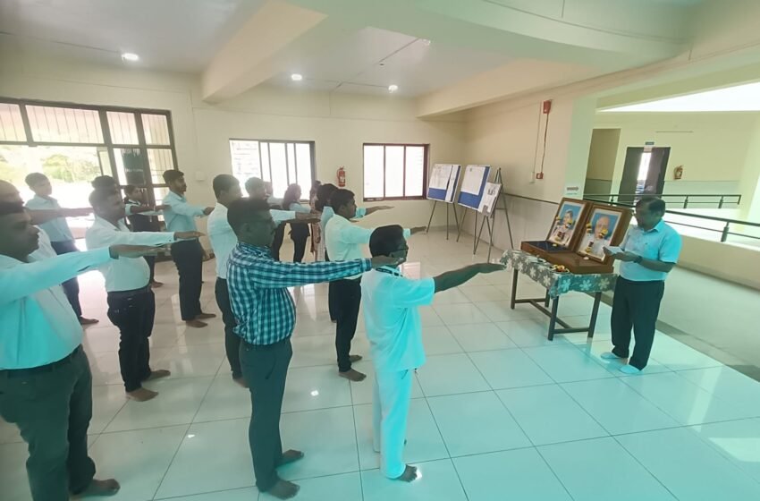  मत्स्य अभियांत्रिकी तंत्रनिकेतन येथे राष्ट्रीय संकल्प दिवस आणि राष्ट्रीय एकता दिवस साजरा