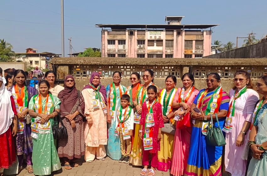  चिपळूण नगरपरिषद निवडणुकीत नसरीन खडस यांनी भरला उमेदवारी अर्ज