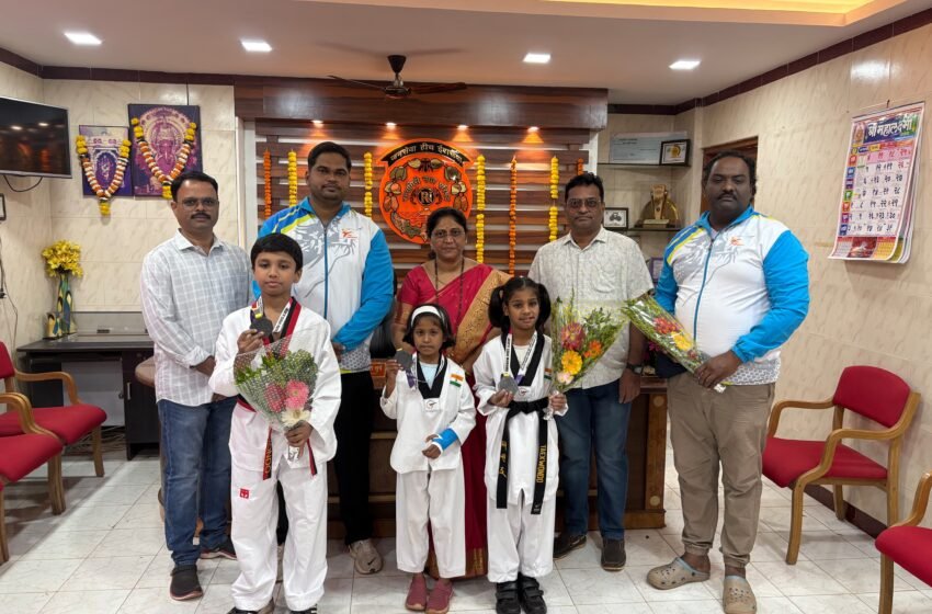  राज्यस्तरीय तायक्वांदो स्पर्धेत ‘एसआरके’ क्लबचे यश